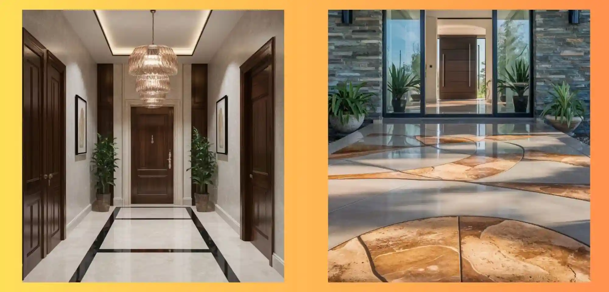 مداخل رخام حديثة