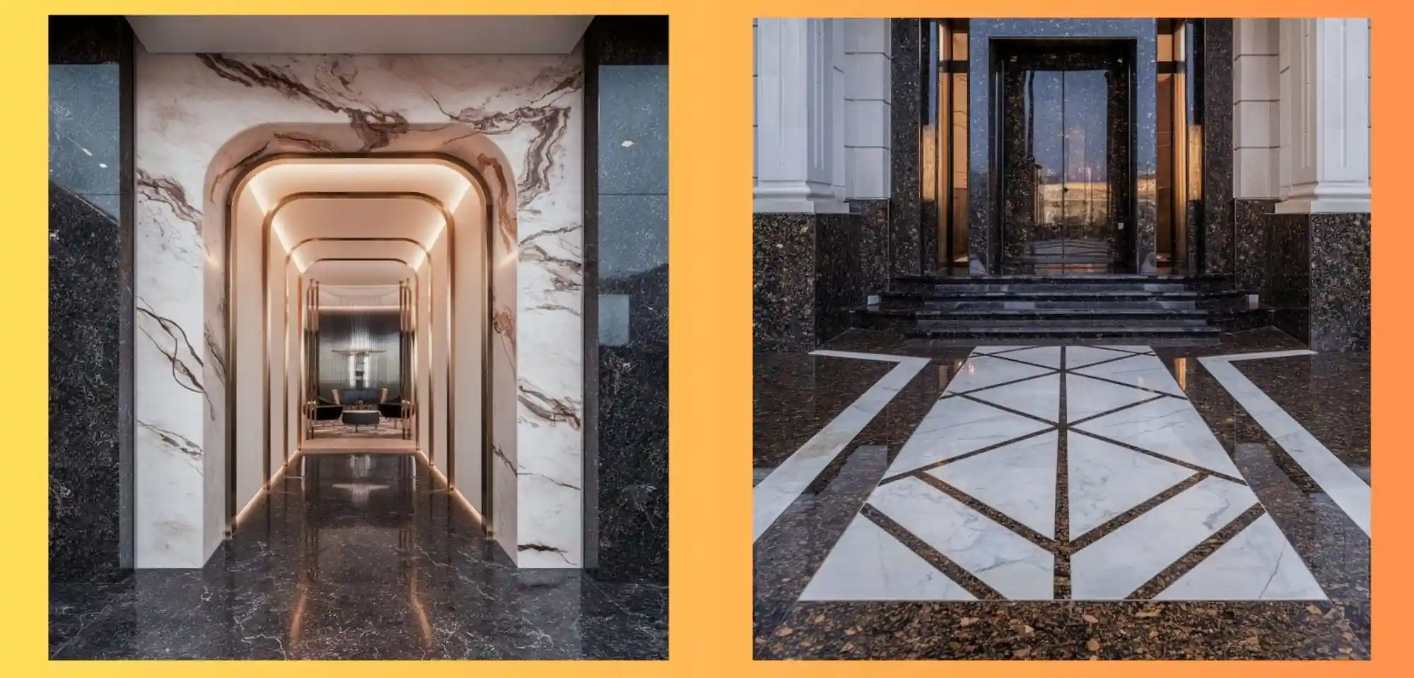 مداخل رخام حديثة