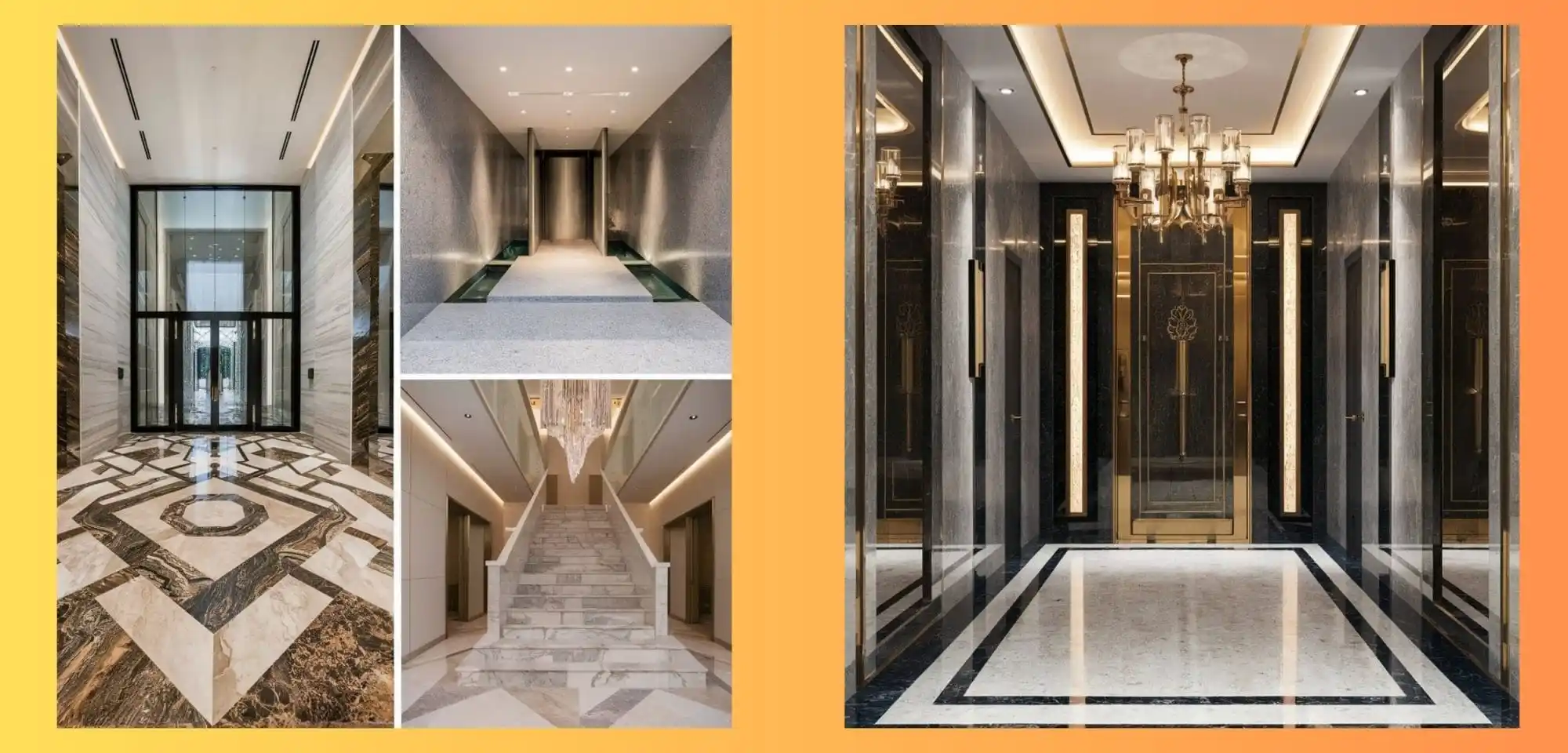 مداخل عمارات رخام وجرانيت حوائط